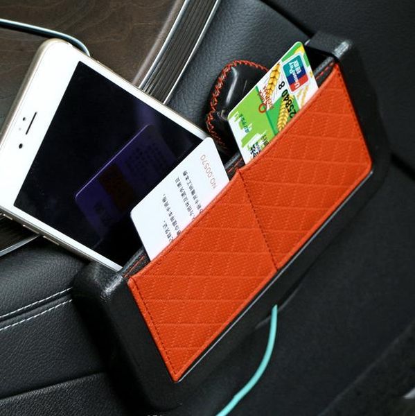 

car organizer seat back pocket box in the automobile stowing tidying car-styling storage bag net auto accessories for cars