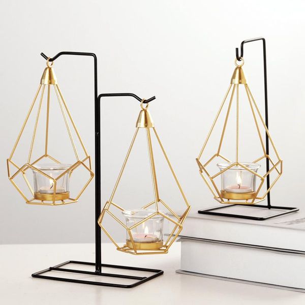 

iron candle holders lantern nordic home decoration
