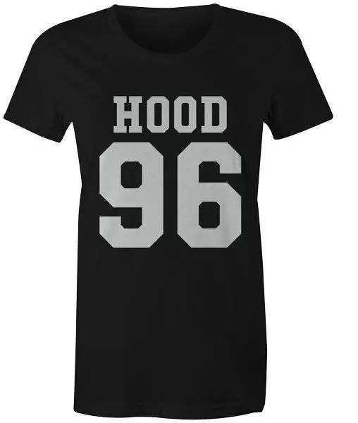 

hood 96 womens t-shirt 5 sos irwin hemmings clifford tee, White;black