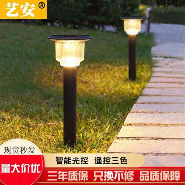 

new solar outdoor park courtyard villa simple led lawn street lamp