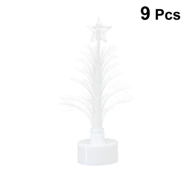 

christmas decorations 1 set multicolor fiber optic tree with stand home party xmas decoration gift