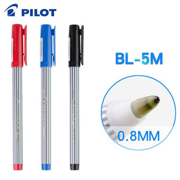 

gel pens 6pcs pilot stripe pen bl-5m smooth office business student 0.8mm