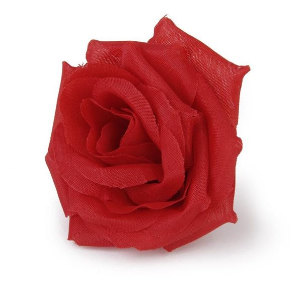 

decorative flowers & wreaths 20pcs artificial rose fabric roses house - red