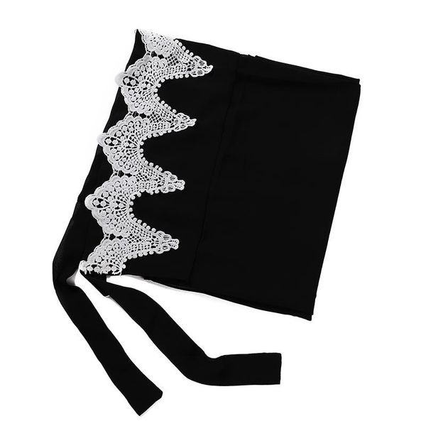 

ethnic clothing lace women pin instant chiffon hijab wrap muslim islamic hijabs scarf headscarf use rope style, Red