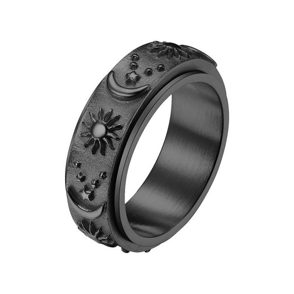 Anéis de casamento Anel de anel feminino Nanafast Aço inoxidável giro