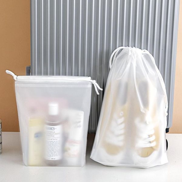

storage bags drawstring pocket cartoon bag cotton soft towel socks packaging plastic frosted