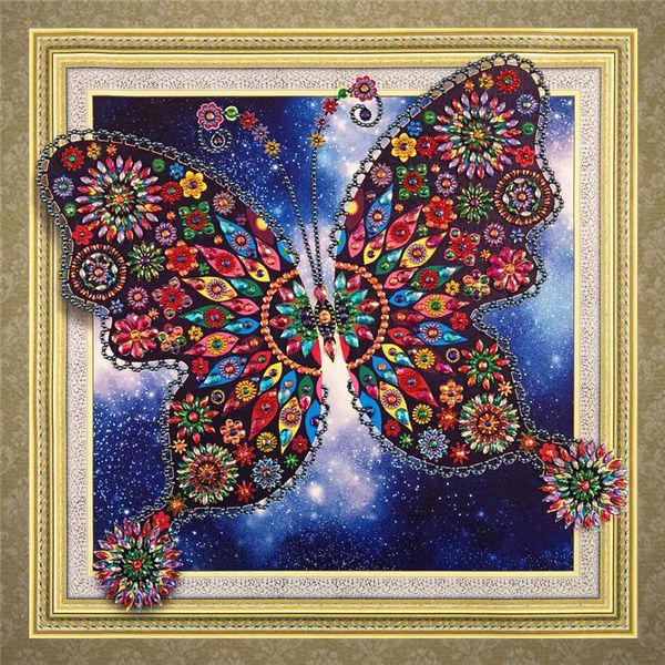 

diamond painting diy animal pattern special shape cross stitch crystal round