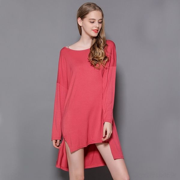 

txx 2021modal home loose size long plus size es sleeve nightfor spring dresshome dress and summer