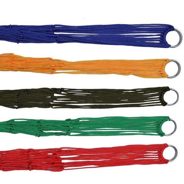

camp furniture portable nylon hammock rope reticular outdoor garden mesh camping picnic swing hang net