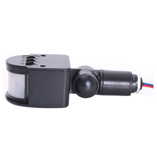 

wall lamp led security light infrared pir motion sensor detector outdoor black