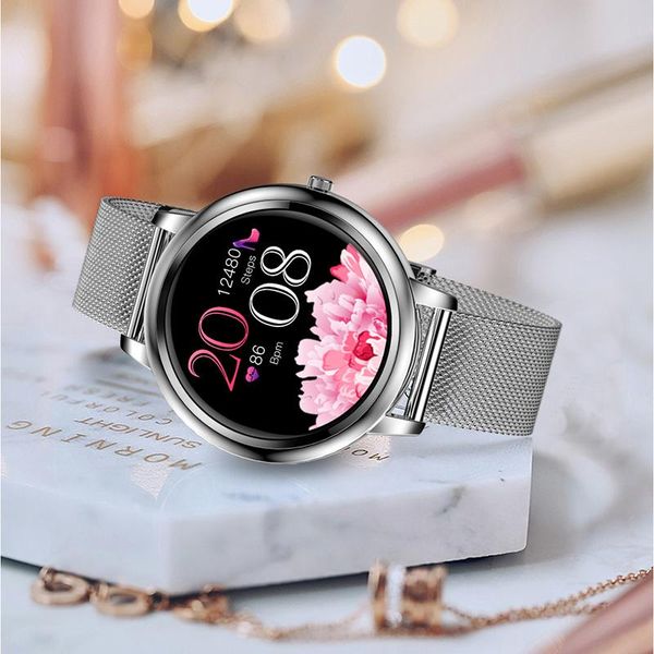 

smart wristbands the women's watch with full circle screen and touch mode supports custom po multi-sport sports bracelet.