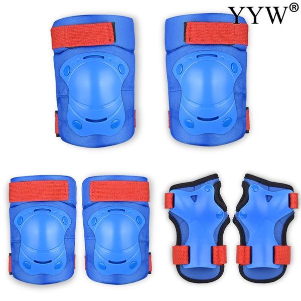 

6pcs protective gear 3-12 years old kids roller skates skateboard bike elbow knee pads handguard skating cycling riding bicycle &, Black;gray