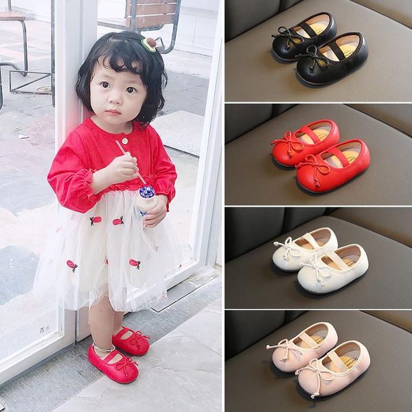 

first walkers autumn baby girls toddler shoes bow rubber soft bottom non-slip princess born infant girl boots