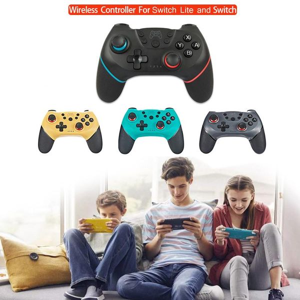 

game controllers & joysticks for switch pro bluetooth wireless controller ns splatoon2 remote gamepad console lite