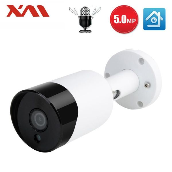 

5.0mp audio record cctv poe ip camera outdoor waterproof ir p2p onvif security surveillance cameras