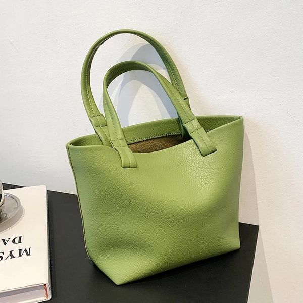 

evening bags small shoulder for women 2021 soft pu leather trend lady green shopping travel handbags purses totes