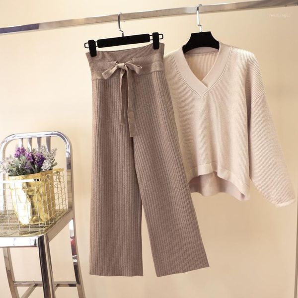 

women's pants & capris women loose casual elegant high elastic waist wide leg female korean style trendy comfortable ankle-length trous, Black;white