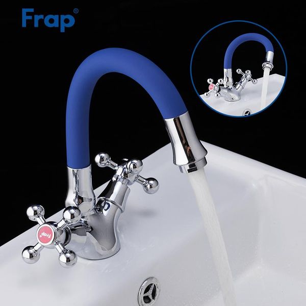 

bathroom sink faucets frap basin 6 color mixer taps water faucet deck mounted zinc alloy saving tapware