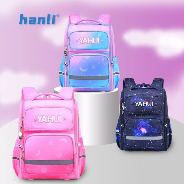 

school bags schoolbags for primary students fashion sweet pink contrast cute girls backpack lightweight waterproof children's bag