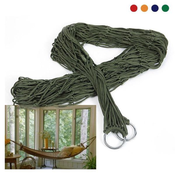 

camp furniture outdoor leisure bed sleeping nylon hammock hanging beds 1 pcs 240x80cm swing hammocks camping hunting