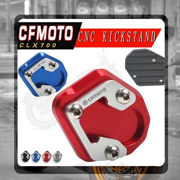 

other motorcycle parts for cfmoto clx700 clx 700 700clx cnc kickstand foot side stand extension pad support plate enlarge