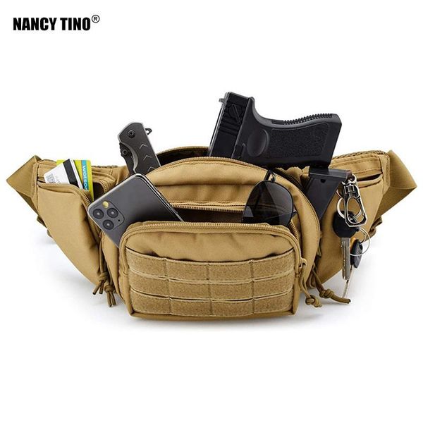 

outdoor bags nancy tino tactical waist bag holster chest military combat camping sport hunting athletic shoulder sling