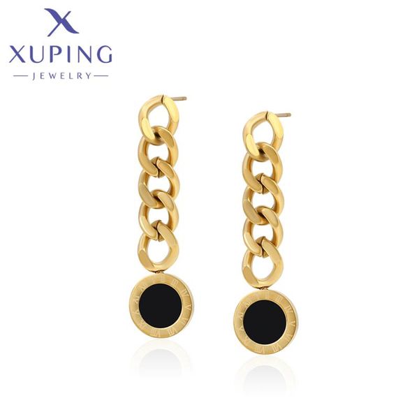 

dangle & chandelier xuping jewelry arrival stainless steel drop style earrings for women birthday gifts a00795670, Silver