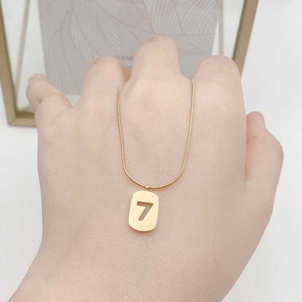 

chains 316l stainless steel square hollow 7 pendant charms chain choker necklace for women fashion fine jewelry party gifts san543, Silver