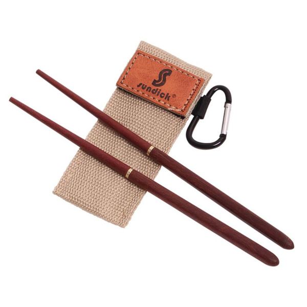 

chopsticks 1 pair wooden folding outdoor camping tableware portable chopstick