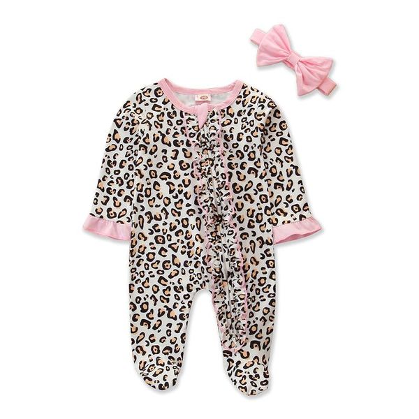 

jumpsuits baby's clothing set, leopard print zip up long sleeve wrap feet jumpsuit and headwear two-piece suit for boys girls, Blue