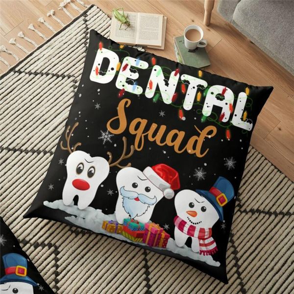 

cushion/decorative pillow merry christmas cushion cover dentist hygienist printed 45*45cm pillowcase gifts xmas decorative for home 2022