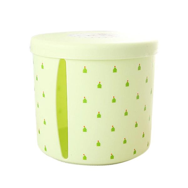 

tissue boxes & napkins 1pc household box creative round paper towel tube home living room simple napkin tray (light green)