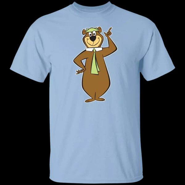 

Yogi Bear, Retro, Cartoon, Animation, Fun, kids, T-Shirt, White;black
