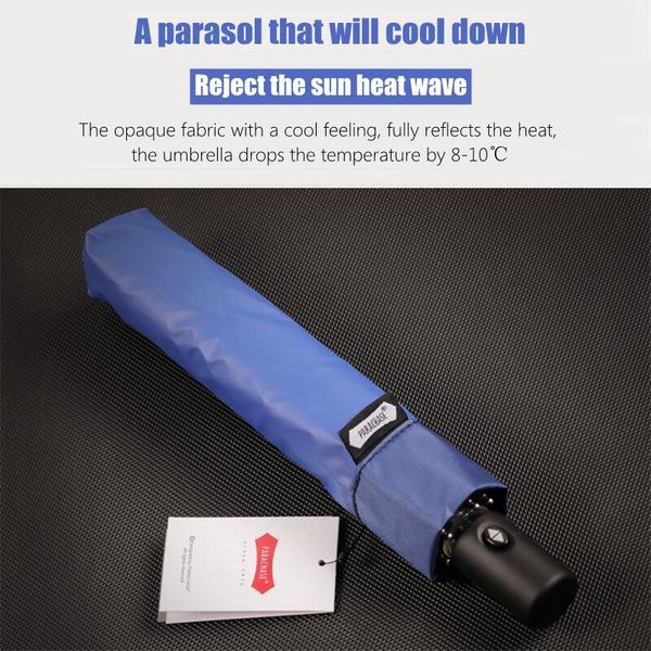 

umbrellas parachase clear umbrella summer travel 216g fully automatic parasol men women kids designer chinese