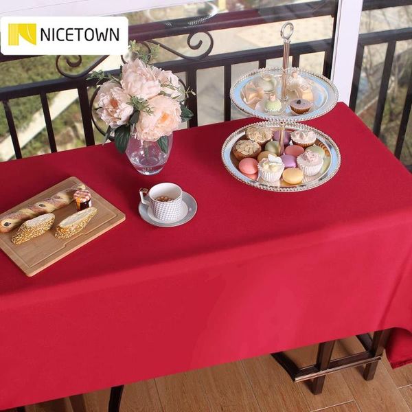 

table running waterproof easy to clean family dinners parties indoor outdoor dust resistant wedding christmas cloth