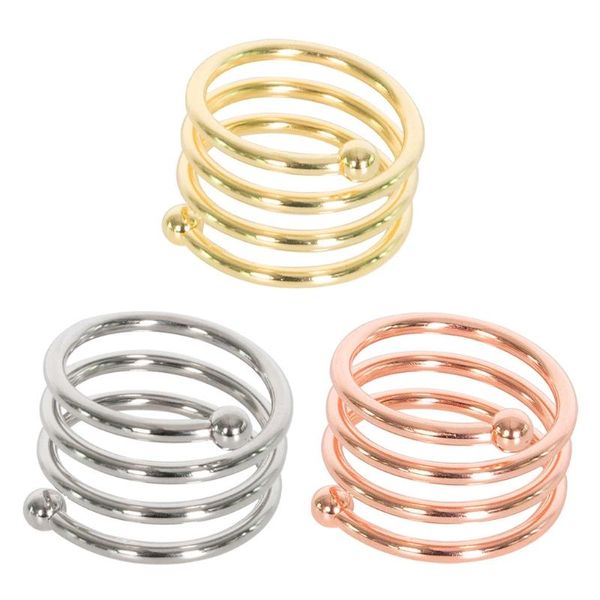 

napkin rings metal twine holders buckles simple design gifts for holiday wedding