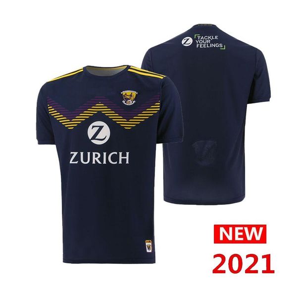 

men's t-shirts 2021/22 wexford gaa 2-stripe home jersey size s--5xl, White;black