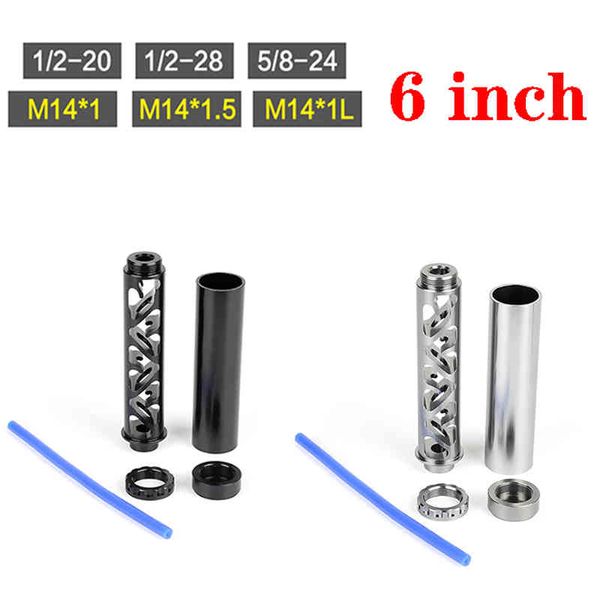 

6 inch extension spiral 1/2-28 or 5/8-24 alloy fuel filter single core for napa 4003 wix 24003 solvent motorcycle