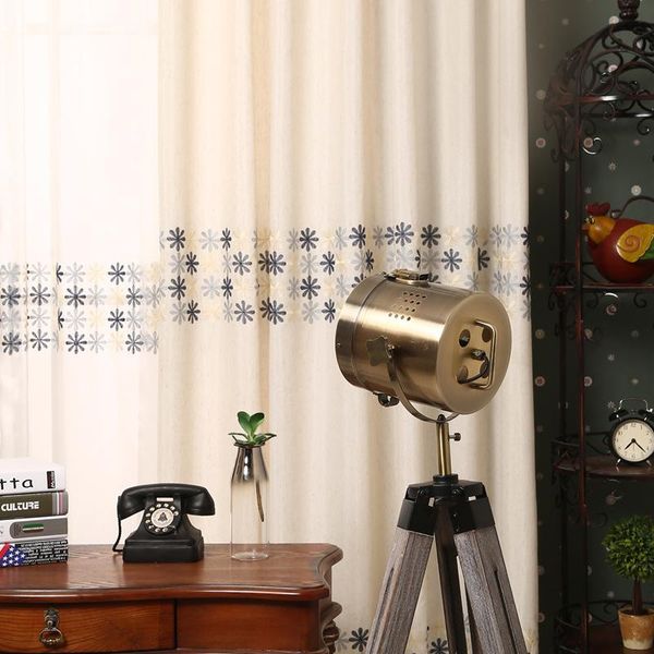 

curtain & drapes [daisy] curtains for living room bedroom cotton embroidery modern minimalist blackout fabric