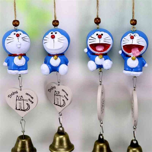 

japanese jingle cat wind chime creative lovely coffee milk tea shop door decoration more a dream pendant gift