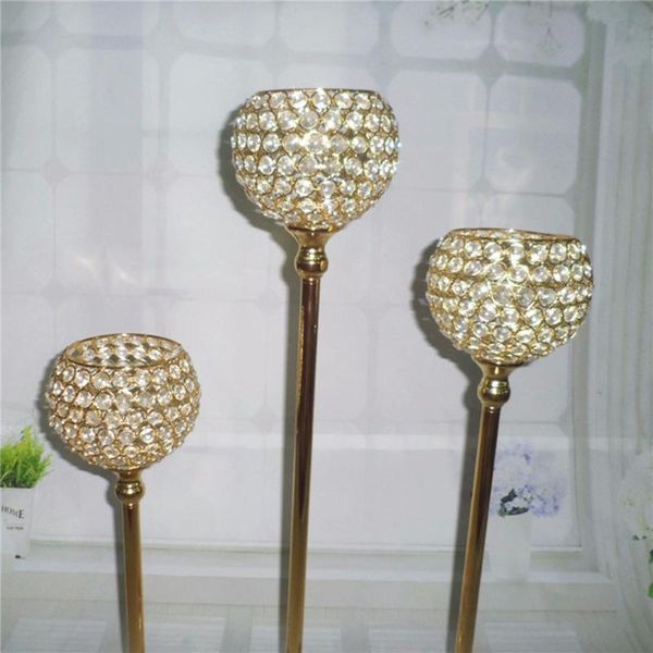 

wedding glass floor beaded flower stand decorative centerpiece party decoration