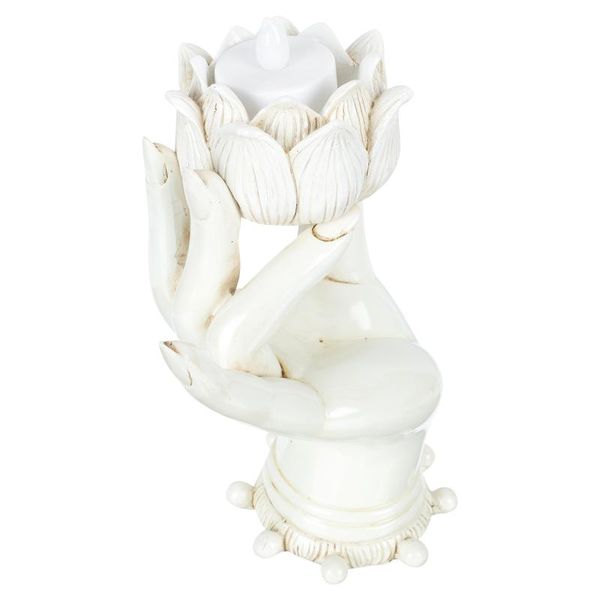 

candle holders 1set hand holder lotus candlestick zen style stand decor