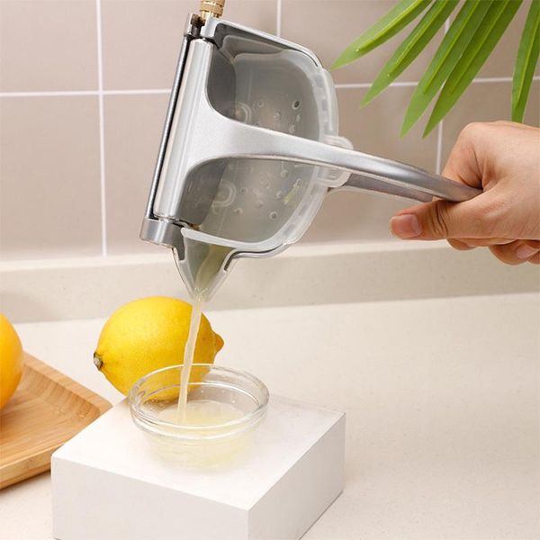 

juicers silver metal manual juicer fruit squeezer juice lemon orange press household multifunctional