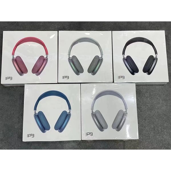 

wireless bluetooth earphones p9 max sports headphones stereo hifi headset with mic for ios android