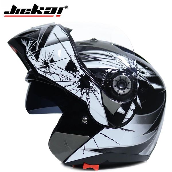 

motorcycle helmets jiekai helmet double mirror man, winter, 105
