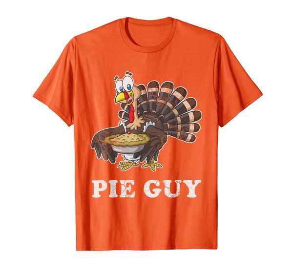 

pie guy thanksgiving humor t-shirt, White;black