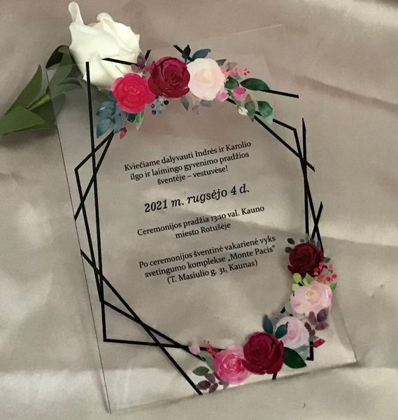 

greeting cards italian language 10pcs acrylic wedding invitations,burgundy red,peony,floral invitations,acrylic quinceanera invitation