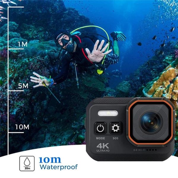 

camcorders portable 2.0' screen ultra hd 4k kaction camera wifi remote control sport 1080p 60 fps waterproof outdoor dv