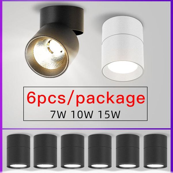 

downlights full set led downlight spot light 7w 10w 15w indoor ceiling overhead lamp foldable for kitchen living room