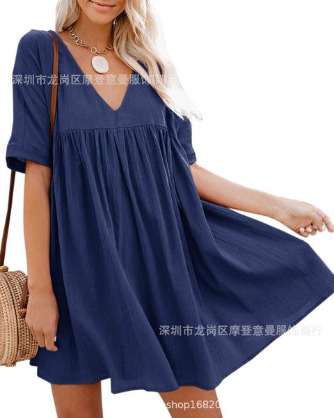 

factorylx5d princess new ol dress temperament women's v-neck, White;black